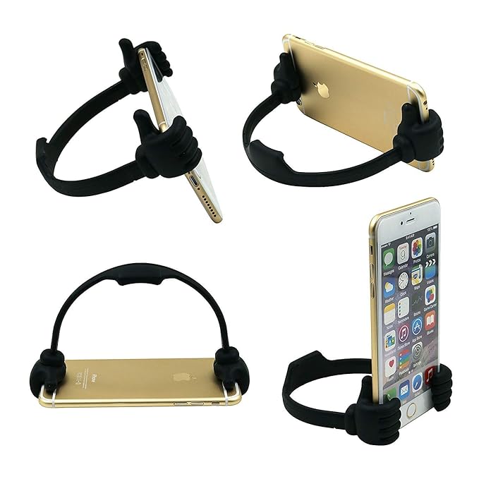 Stand for Smartphones and Tablets Universal Flexible Thumb Holder - NovaMart