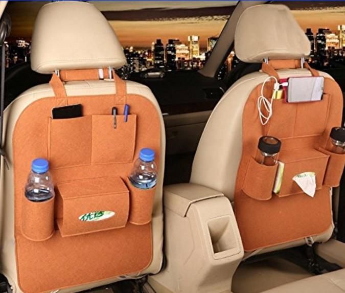 Compatible Multi-Pocket Seat Back Storage Bag Organizer Holders	 Pack of 2 - NovaMart