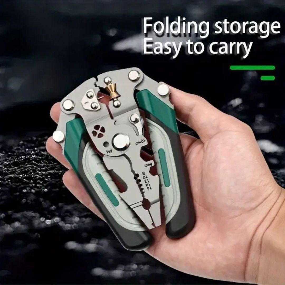 Foldable Multi-Tool Pliers for Electricians (Pack of 1) - NovaMart