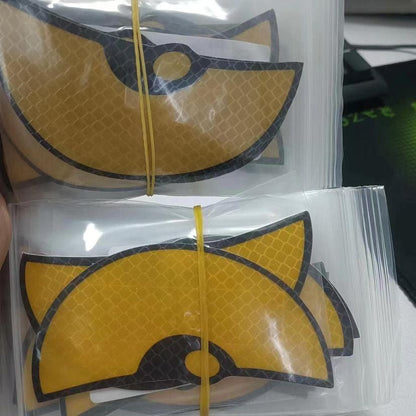 4 Pieces Monster Eyes Car Reflective Stickers Pack of 2 - NovaMart