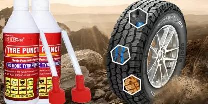 XANK Tyre Sealer Pack Of 2 NO PUNCHER Tubeless Tyre Puncture Repair Kit - NovaMart
