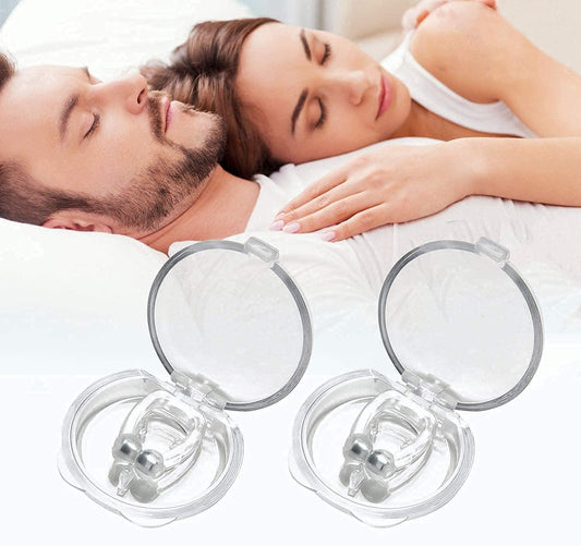 Anti Snoring Nose Clip Device for Men Women Nasal Strips Stops Snoring Stopper Anti-snoring Device (Nose Clip) Pack Of 2 - NovaMart