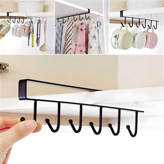 Mug Cups Wine Glasses Storage Hooks Kitchen - NovaMart