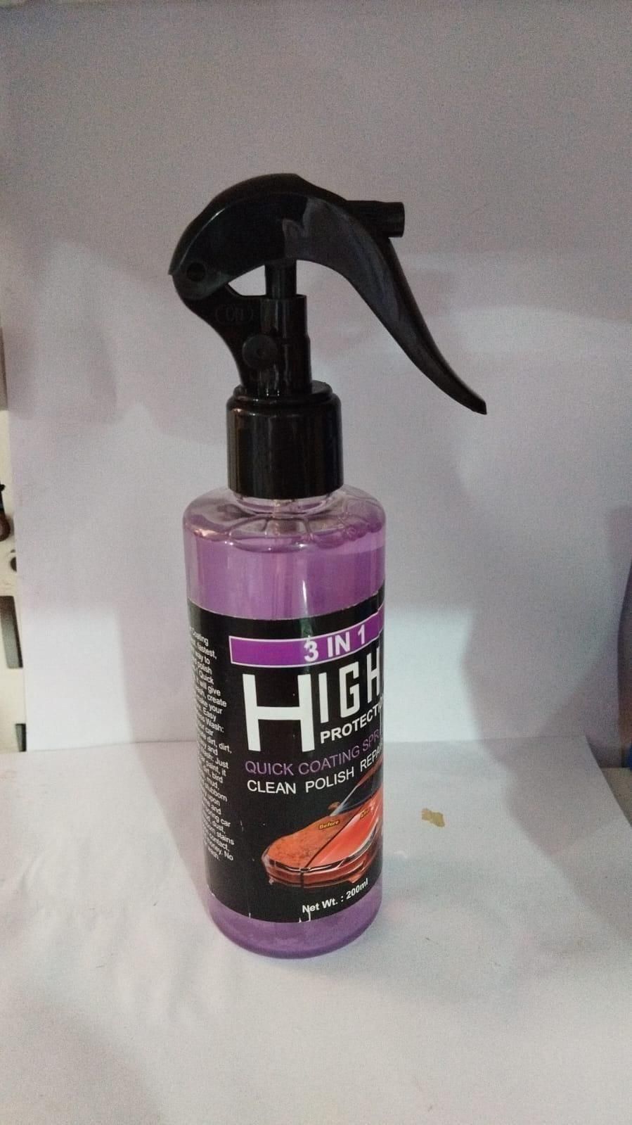 3 in 1 High Protection Quick Car Ceramic Coating Pack of 2 with 1 Pump - NovaMart
