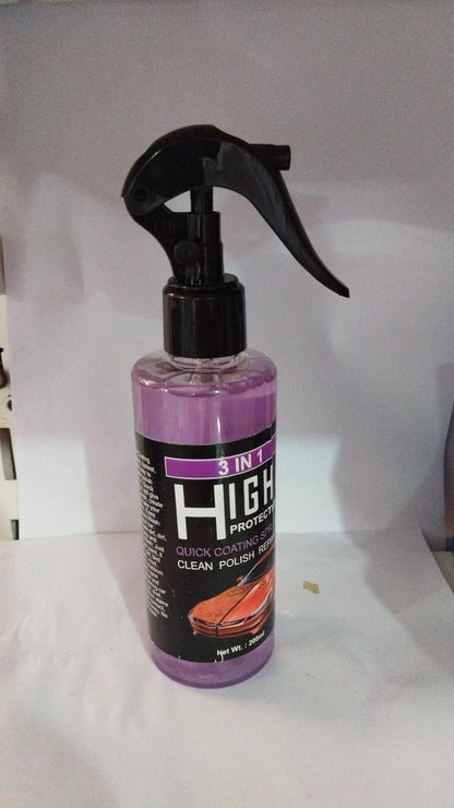 3 in 1 High Protection Quick Car Ceramic Coating Pack of 2 with 1 Pump - NovaMart