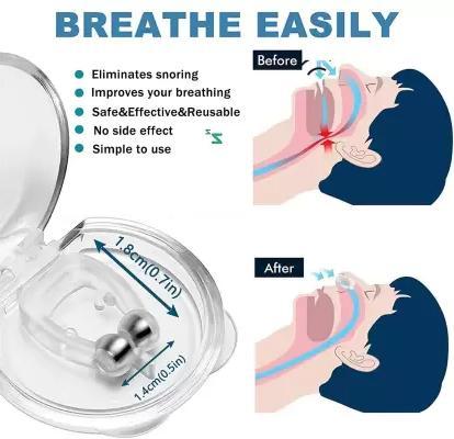 Anti Snoring Nose Clip Device for Men Women Nasal Strips Stops Snoring Stopper Anti-snoring Device (Nose Clip) Pack Of 2 - NovaMart
