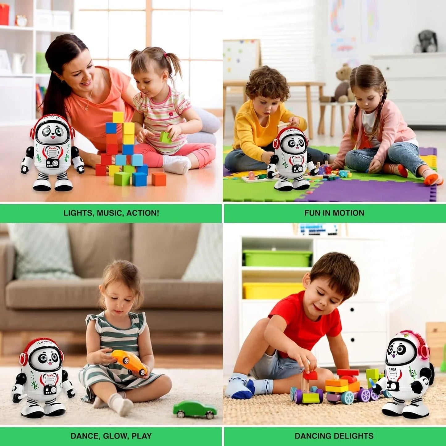 Dancing Light Panda Toys - NovaMart