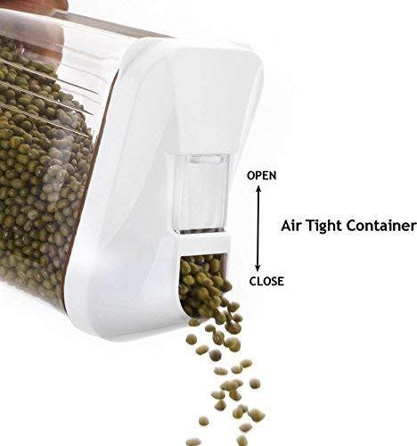 Plastic Dispenser Jar/Container (15x9x22cm) Pack of 6 - NovaMart