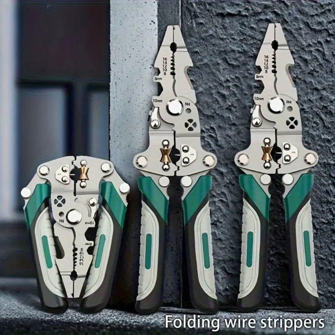 Foldable Multi-Tool Pliers for Electricians (Pack of 1) - NovaMart
