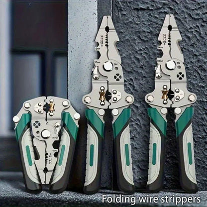 Foldable Multi-Tool Pliers for Electricians (Pack of 1) - NovaMart