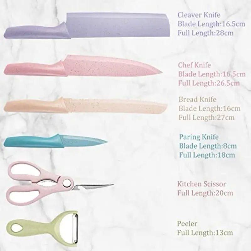 Colorful Kitchen Knife Set - NovaMart