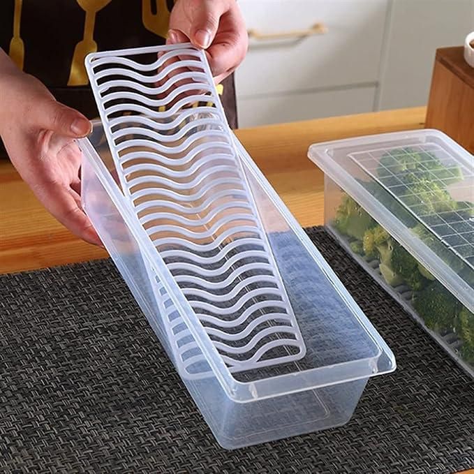 Fridge Storage Containers Box 28*20.5*5.5cm 6pc - NovaMart