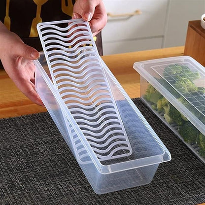 Fridge Storage Containers Box 28*20.5*5.5cm 6pc - NovaMart