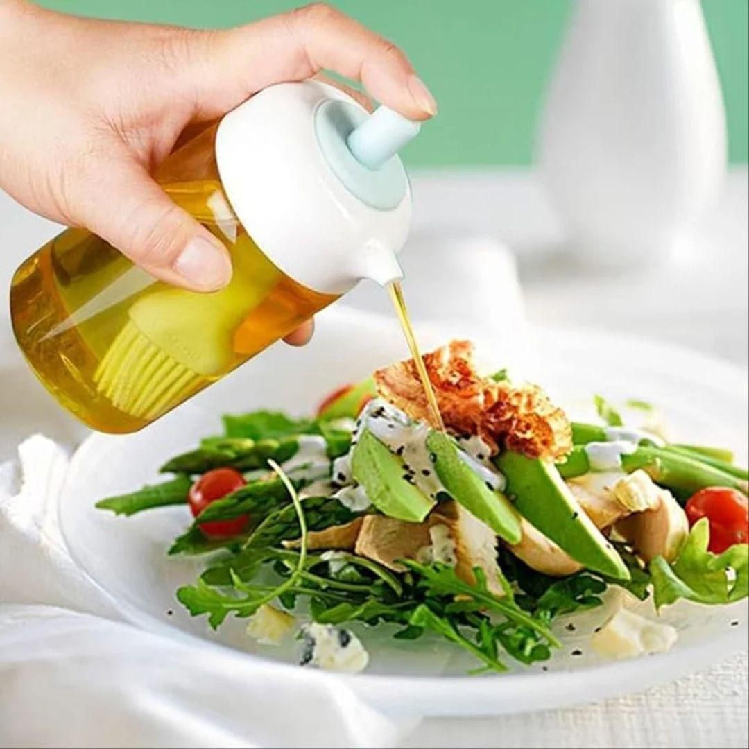 Plastic 2 In 1 Oil Dispenser 250 ml - NovaMart