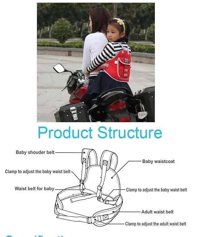 Baby Safety Belt for 2 Wheeler - NovaMart