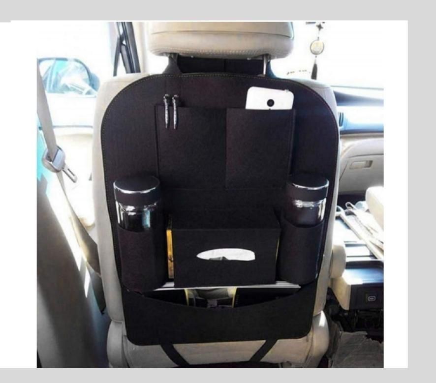 Compatible Multi-Pocket Seat Back Storage Bag Organizer Holders	 Pack of 2 - NovaMart