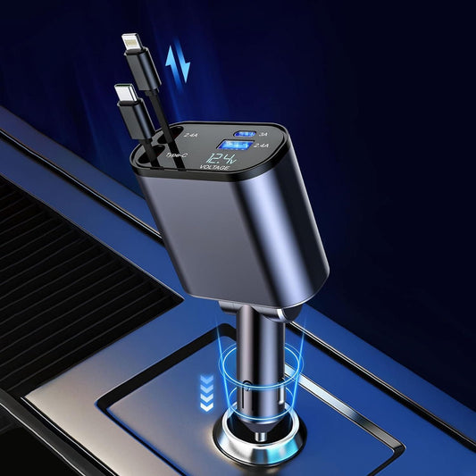 Retractable Car Charger - NovaMart