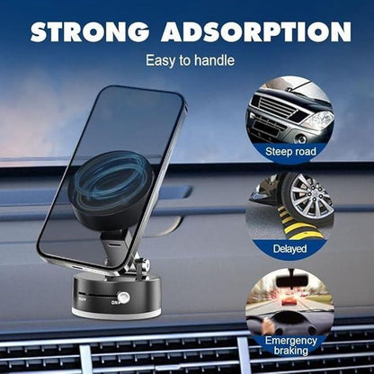 Vacuum Magnetic Suction Phone Holder - NovaMart