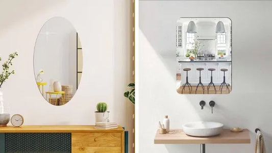 Oval Shape Mirror (Pack of 1) - NovaMart